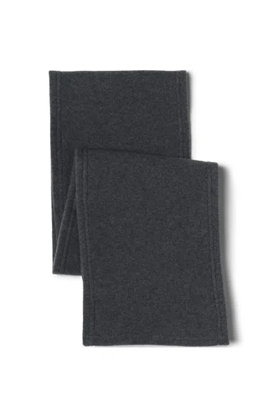 Lands' End School Uniform Thermacheck 100 Fleece Scarf In Gray
