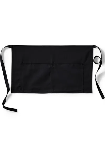 Lands' End School Uniform Twill Half Apron In Black