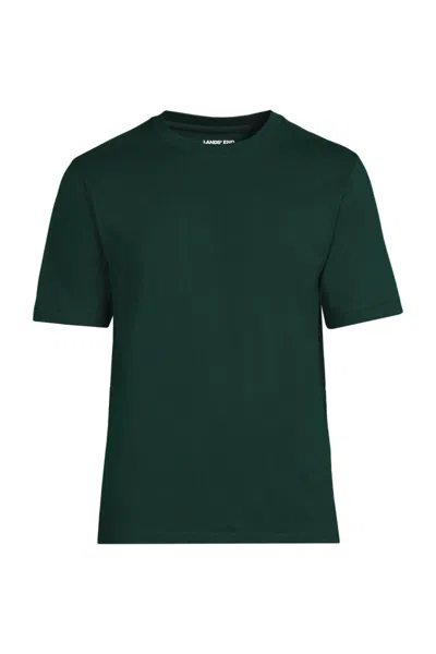 Lands' End School Uniform Unisex Big Short Sleeve Performance Super-t In Green