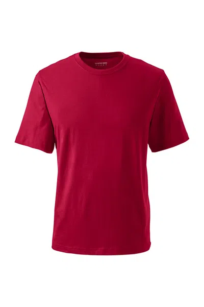 Lands' End School Uniform Unisex Big Short Sleeve Performance Super-t In Red