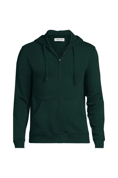 Lands' End School Uniform Unisex Full Zip Hoodie Sweatshirt In Green