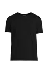 Lands' End School Uniform Unisex Short Sleeve Basic Jersey T-shirt In Black