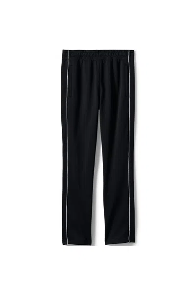 Lands' End School Uniform Women's Active Track Pants In Black