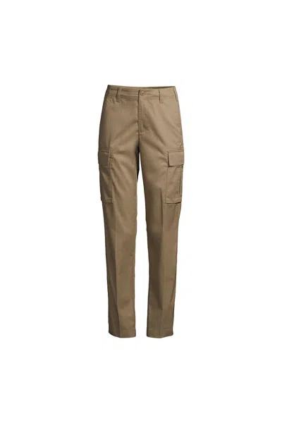 Lands' End School Uniform Women's Cargo Pants In Gray