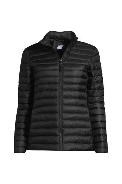 Lands' End School Uniform Women's Insulated Jacket In Black