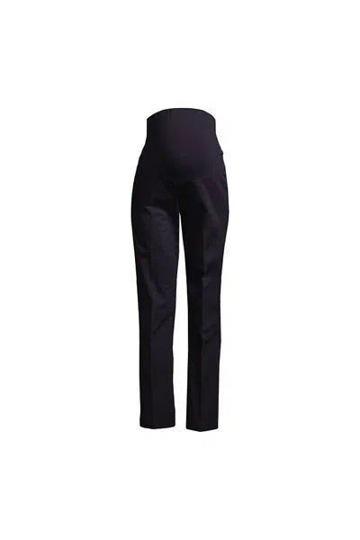 Lands' End School Uniform Women's Maternity Straight Leg Chino Pants In Black