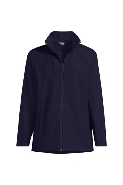 Lands' End School Uniform Women's Soft Shell Jacket In Blue