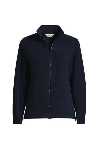 Lands' End School Uniform Women's Thermacheck 200 Fleece Jacket In Blue