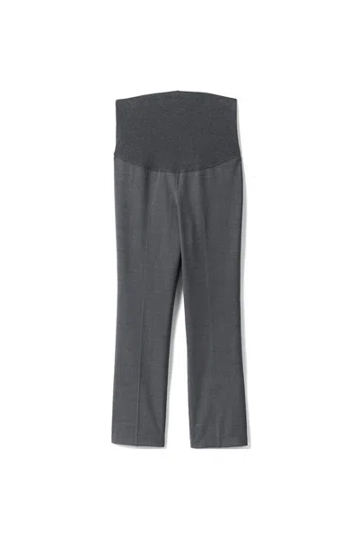 Lands' End School Uniform Women's Washable Wool Maternity Straight Leg Pants In Black