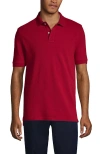 Lands' End School Uniform Young  Short Sleeve Mesh Polo Shirt In Red