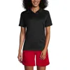 Lands' End School Uniform Young  Short Sleeve Rapid Dry Polo Shirt In Black