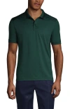 Lands' End School Uniform Young  Short Sleeve Rapid Dry Polo Shirt In Evergreen