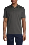 Lands' End School Uniform Young  Short Sleeve Rapid Dry Polo Shirt In Soapstone