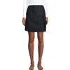 Lands' End School Uniform Young  Side Pleat Plaid Skort Above The Knee In Black