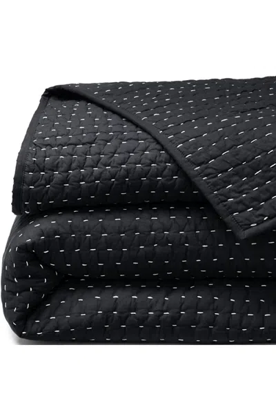 Lands' End Seed Stitch Quilt In Black