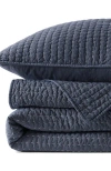 Lands' End Seed Stitch Quilt In Blue
