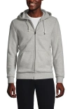 Lands' End Serious Sweats Full Zip Hoodie In Gray Heather