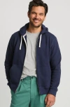 Lands' End Serious Sweats Full Zip Hoodie In Radiant Navy