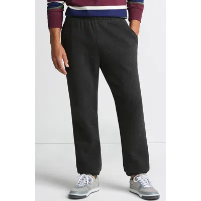 Lands' End Serious Sweats Sweatpants In Dark Charcoal Heather