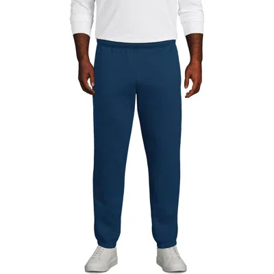 Lands' End Serious Sweats Sweatpants In Evening Blue