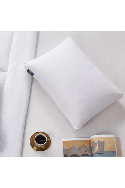 Lands' End Serta Medium Firm Cotton Blend European Down Pillow In White
