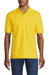 Lands' End Short Sleeve Comfort-first Mesh Polo Shirt In Primrose Yellow