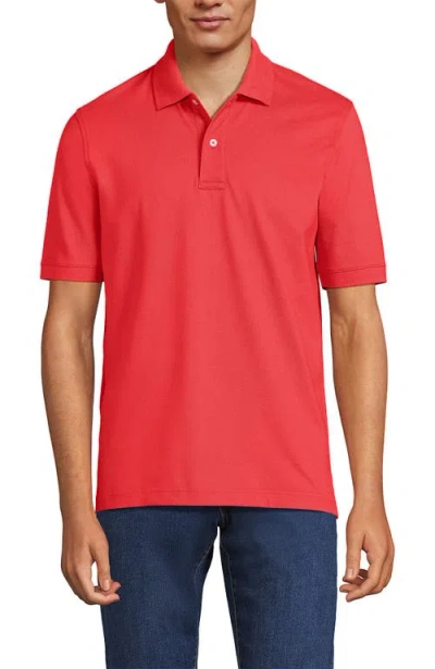 Lands' End Short Sleeve Comfort-first Mesh Polo Shirt In Sahara Desert