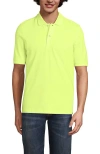 Lands' End Short Sleeve Comfort-first Mesh Polo Shirt In Soft Limoncello Yellow