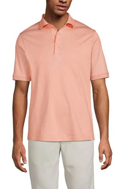 Lands' End Short Sleeve Cotton Supima Polo Shirt