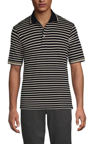 Lands' End Short Sleeve Cotton Supima Polo Shirt In Multi
