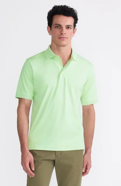 Lands' End Short Sleeve Cotton Supima Polo Shirt In Green