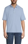 Lands' End Short Sleeve Cotton Supima Polo Shirt In Blue