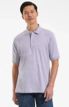 Lands' End Short Sleeve Cotton Supima Polo Shirt In Blue
