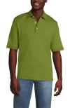 Lands' End Short Sleeve Cotton Supima Polo Shirt In Green