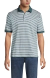 Lands' End Short Sleeve Cotton Supima Polo Shirt In Green