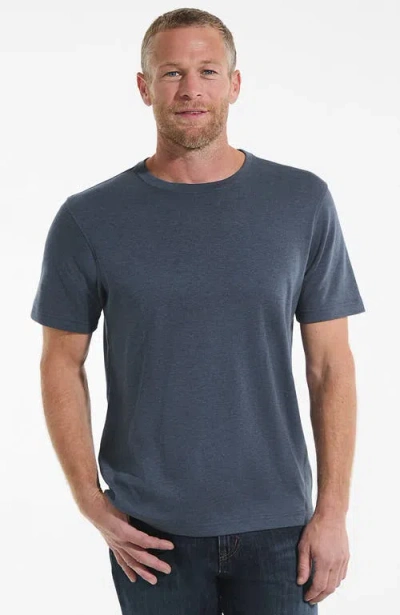 Lands' End Short Sleeve Cotton Supima Tee In Blue