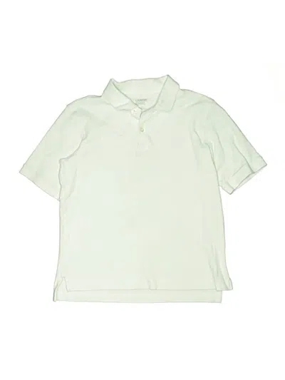 Pre-owned Lands' End Kids'  Short Sleeve Polo Shirt In Green