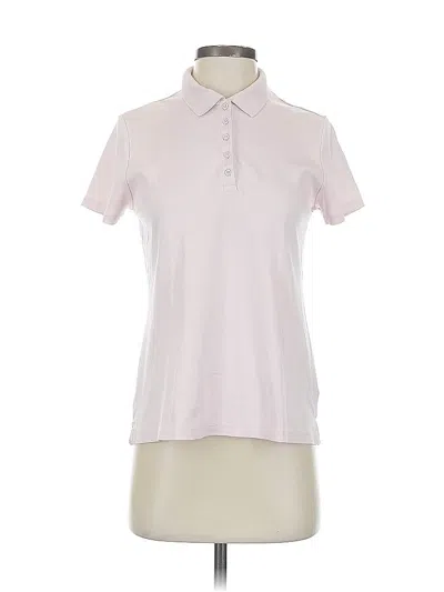 Pre-owned Lands' End Short Sleeve Polo Shirt In Pink