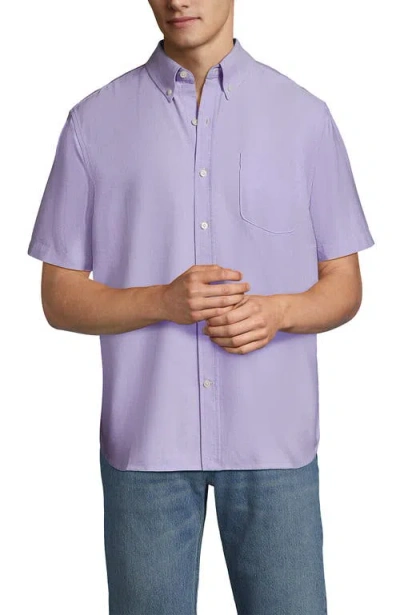 Lands' End Short Sleeve Sail Rigger Shirt In Blue