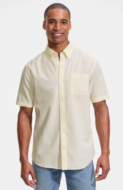 Lands' End Short Sleeve Seersucker Shirt