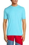 LANDS' END LANDS' END SHORT SLEEVE SWIM TEE RASH GUARD