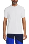 LANDS' END LANDS' END SHORT SLEEVE SWIM TEE RASH GUARD