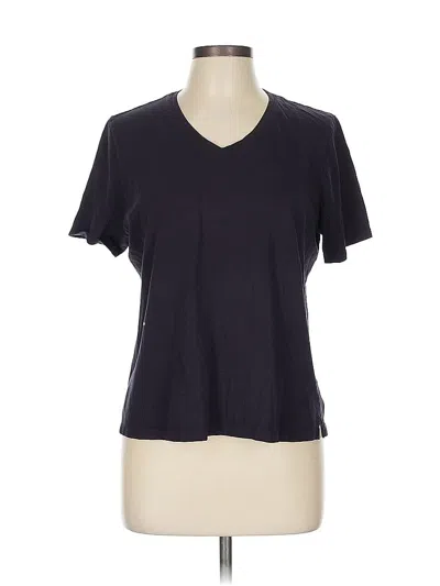 Pre-owned Lands' End Short Sleeve T-shirt In Black