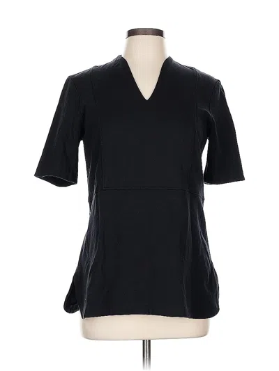 Pre-owned Lands' End Short Sleeve T-shirt In Black