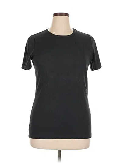 Pre-owned Lands' End Short Sleeve T-shirt In Black