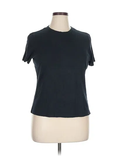 Pre-owned Lands' End Short Sleeve T-shirt In Black