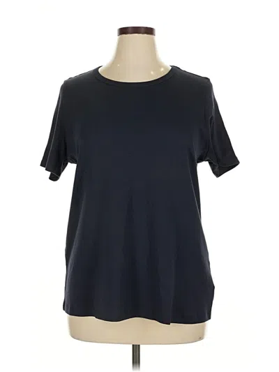 Pre-owned Lands' End Short Sleeve T-shirt In Black