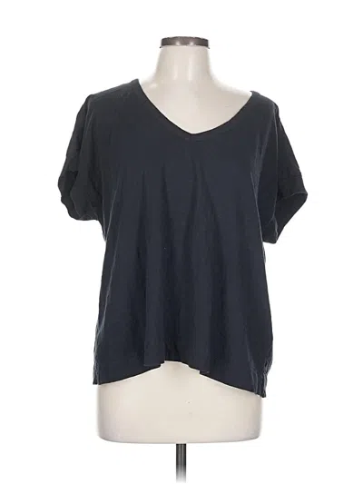 Pre-owned Lands' End Short Sleeve T-shirt In Black