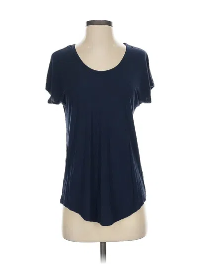 Pre-owned Lands' End Short Sleeve T-shirt In Blue