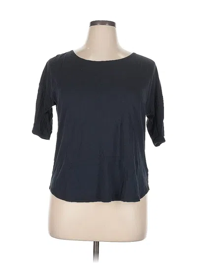 Pre-owned Lands' End Short Sleeve T-shirt In Gray